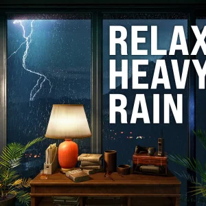 Heavy Rain Sounds for Sleep, Study, Relaxation | Gray Zone Warfare Ambience